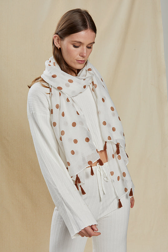 Polka Dot Scarf