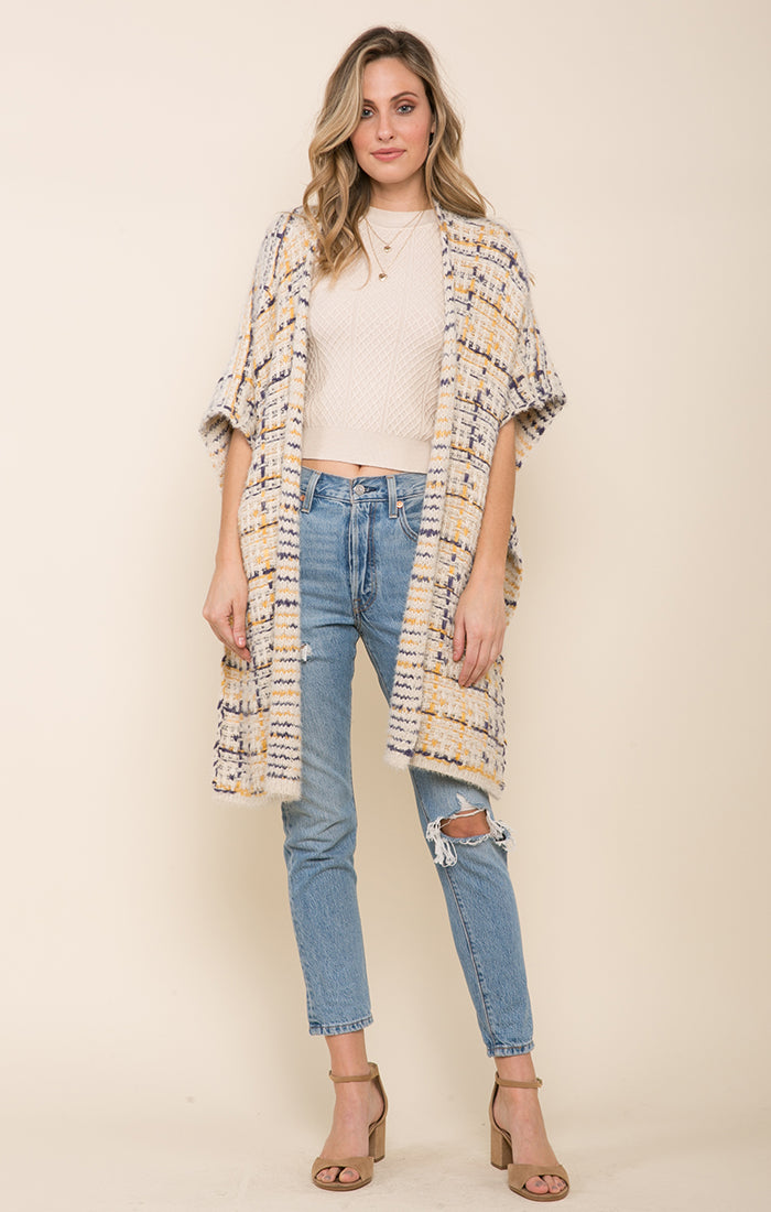 Poncho-Raga-Dulce Open Front Sweater