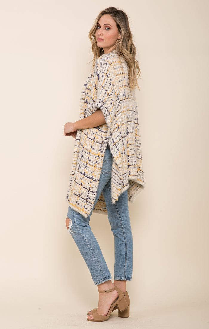 Poncho-Raga-Dulce Open Front Sweater