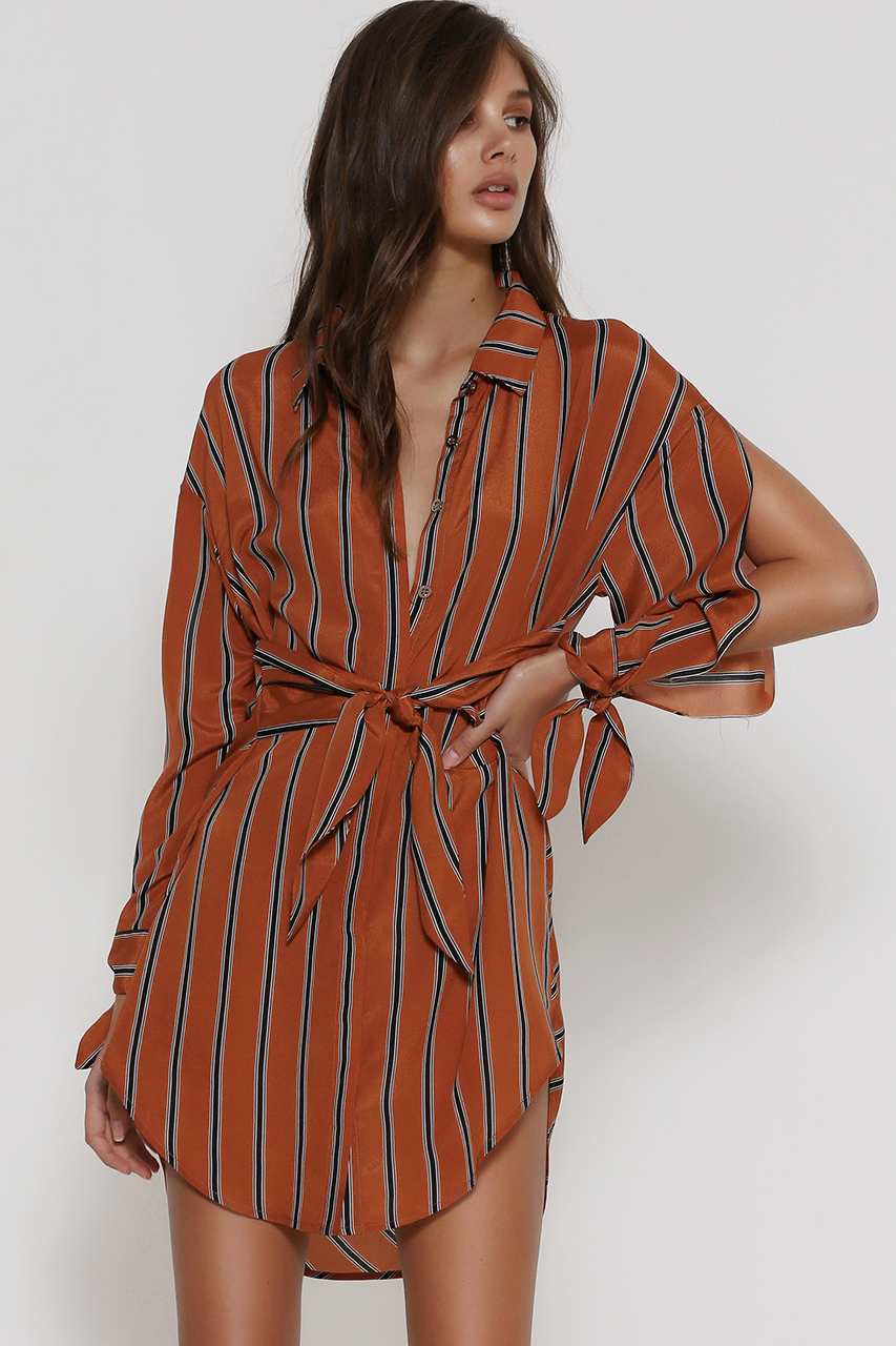 Premonition Believe Me Shirt Dress