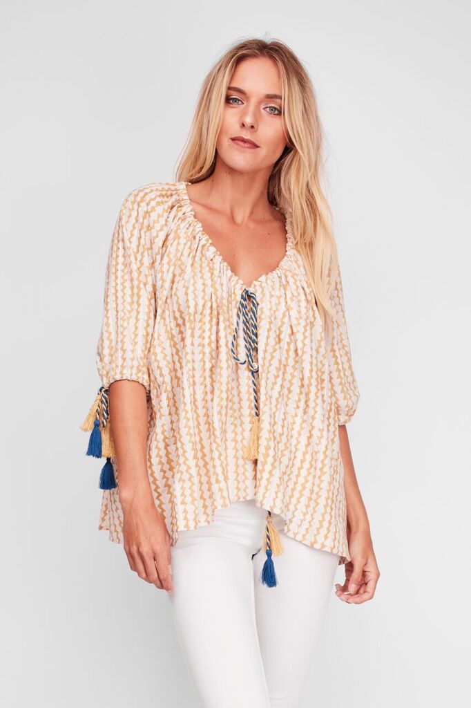 Desert Dust Peasant Blouse