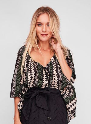 Solito Northern Lights Peasant Blouse