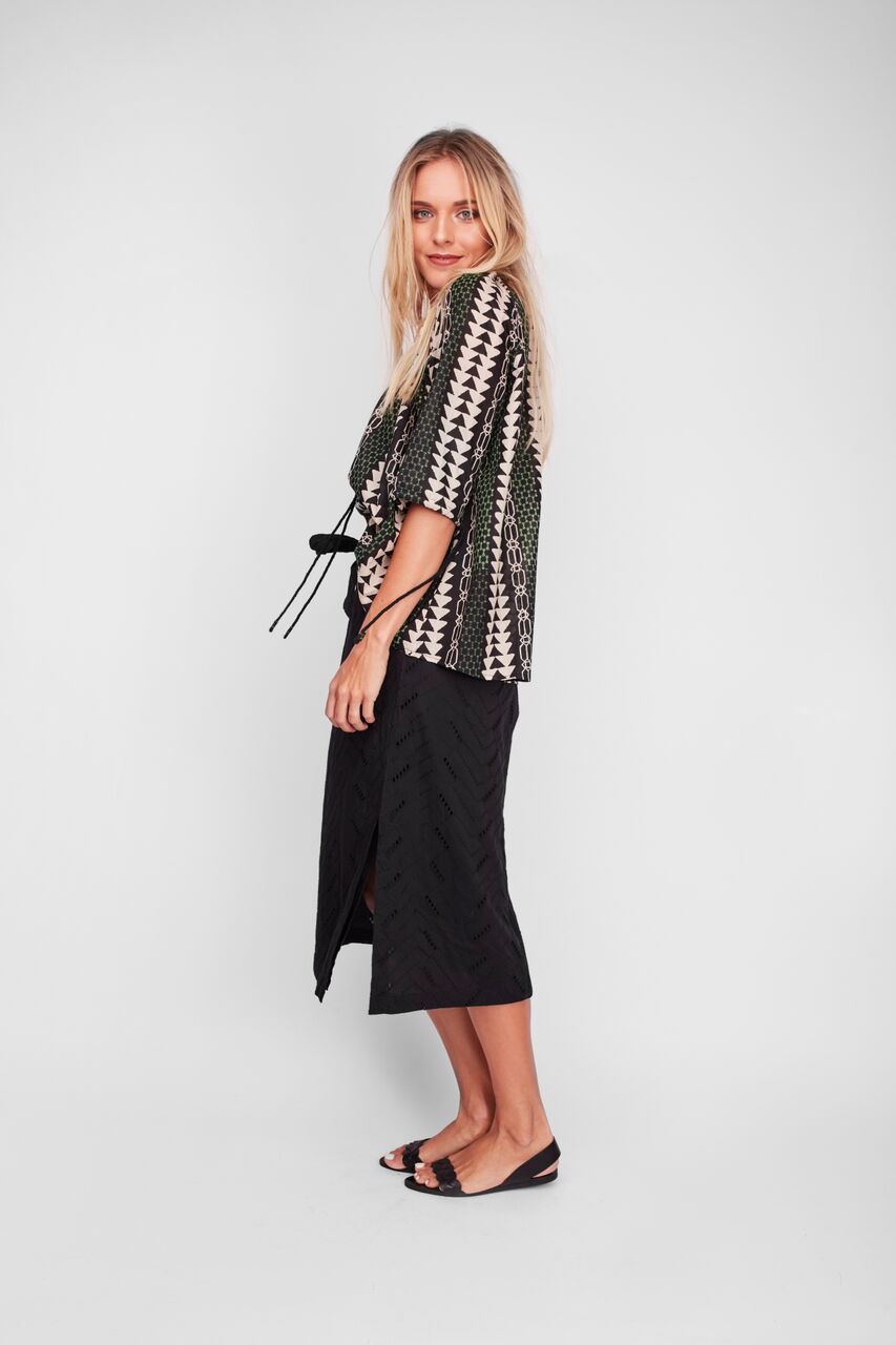 Solito Northern Lights Peasant Blouse