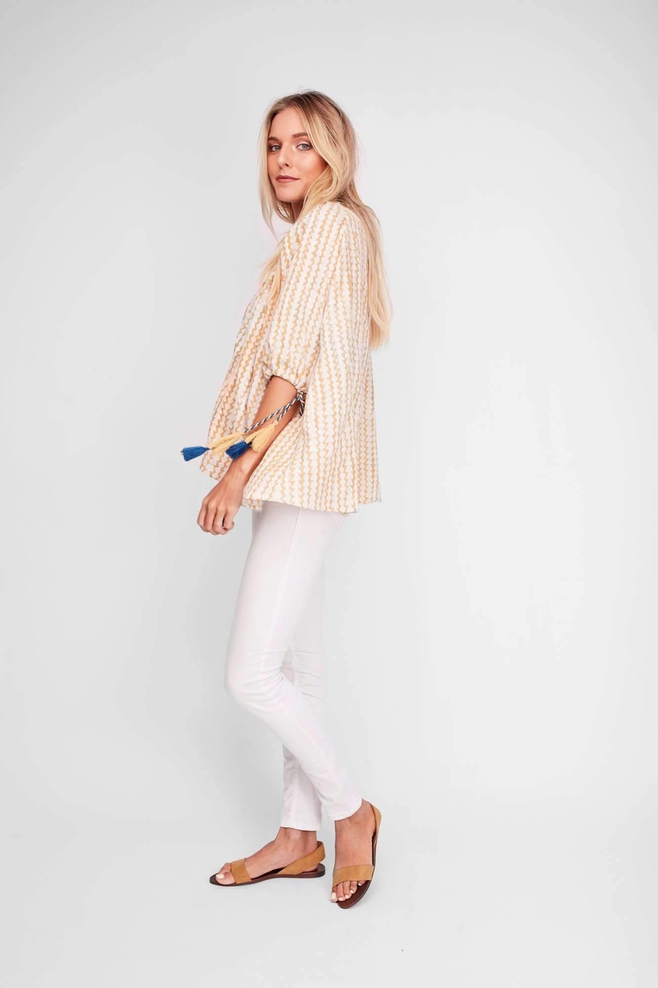 Desert Dust Peasant Blouse