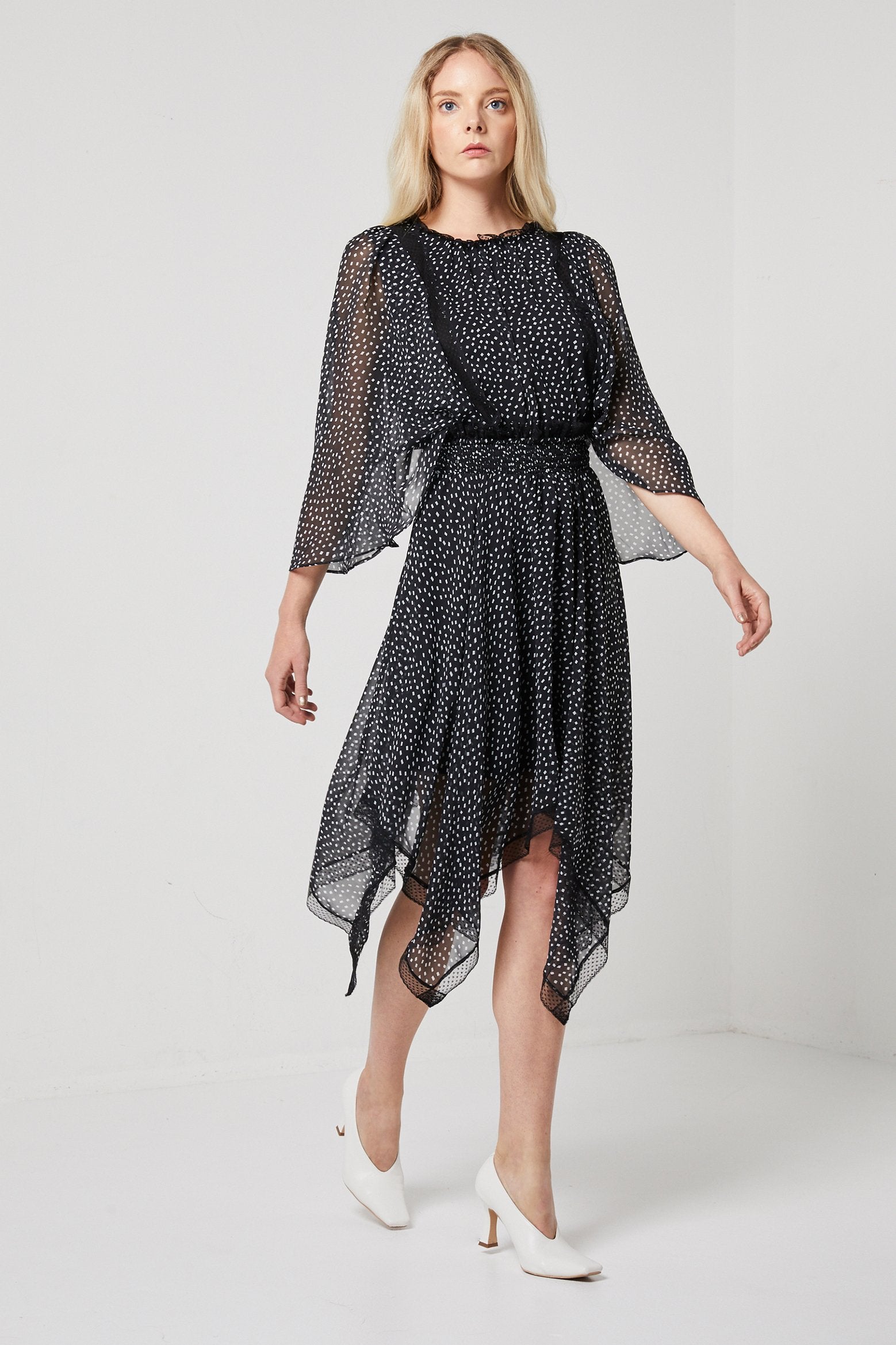 Black and white Skirt and top-Elliatt-Solitude Set