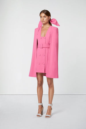 Hot Pink Cape Dress-Elliatt-Star Cape Set