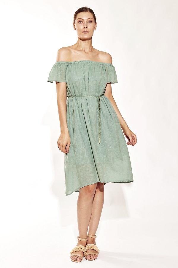 Ladies Summer Midi Dress-Solito-Sundrench Midi Dress Mint