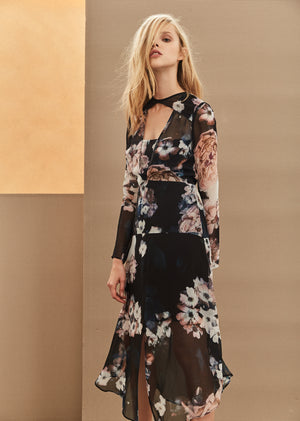 Cooper St The Great Florescence Long Sleeve Dress