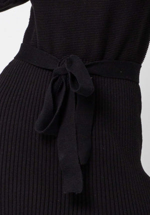 Milano Black Sweater Dress