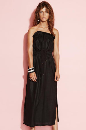 Ladies Dress - Strapless - August ST - Twisted Nerve Midi Dress