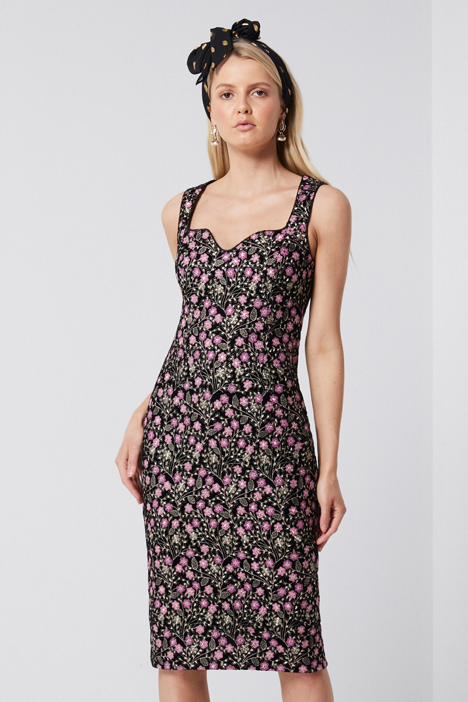 Floral Evening Dress-Elliatt-Vallori Dress