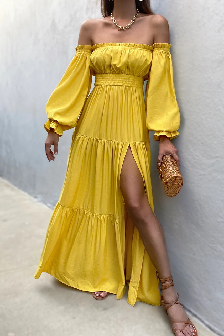 Loreli Maxi Dress -  Yellow