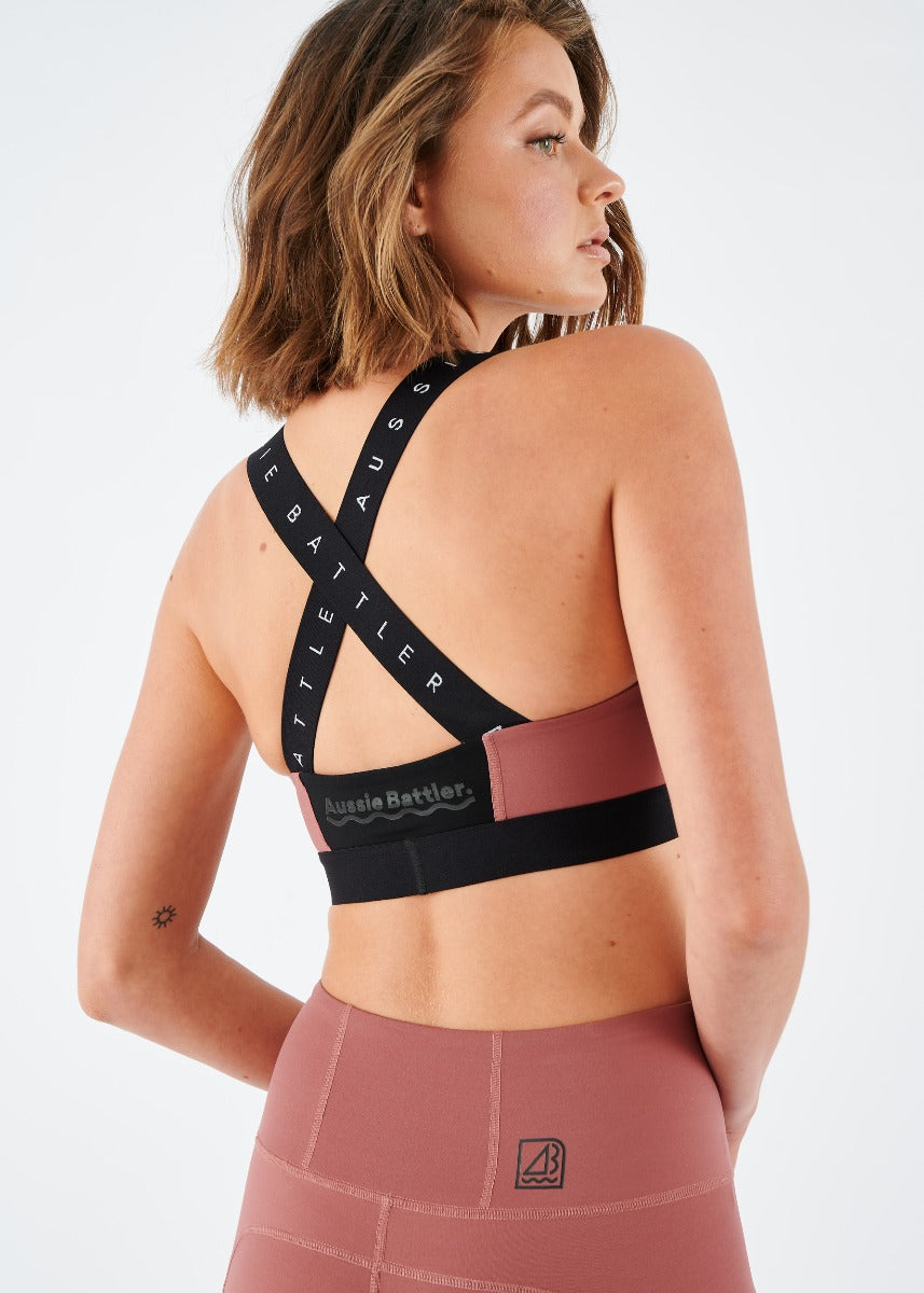 Ava Cross Back Sports Bra