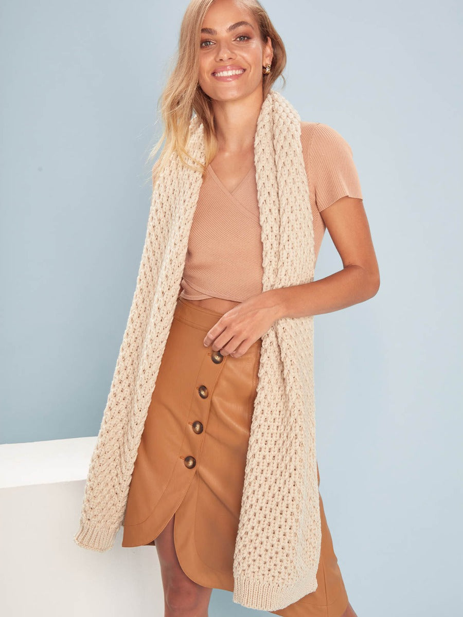 Chunky Knitted Scarf