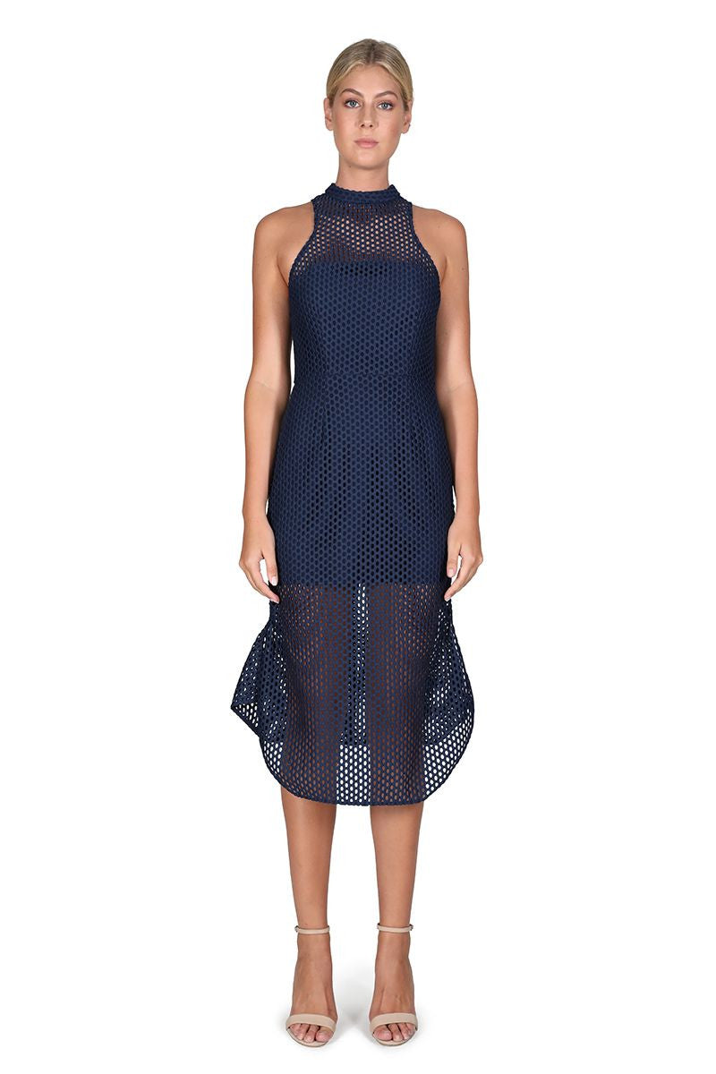 Cooper St Azure Mesh Dress