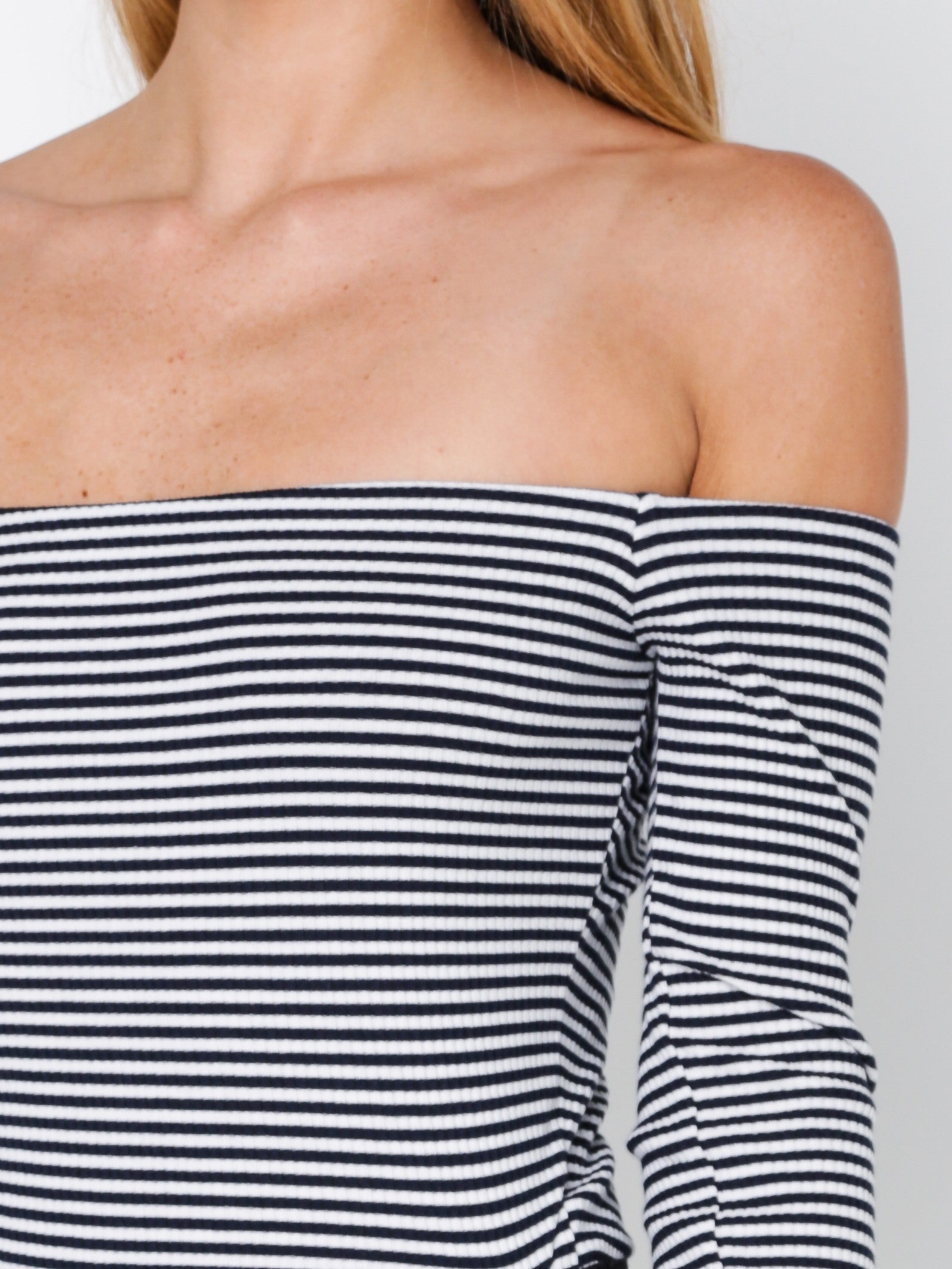 Nude Lucy Avery Off The Shoulder Bodysuit