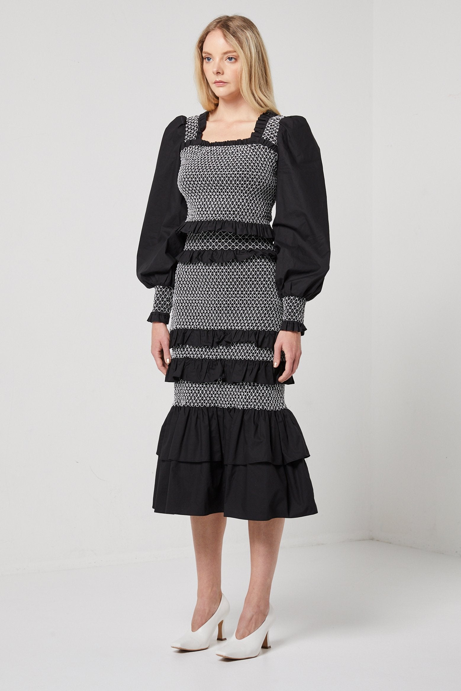 Black and white top and skirt-Elliatt-Climate Set 