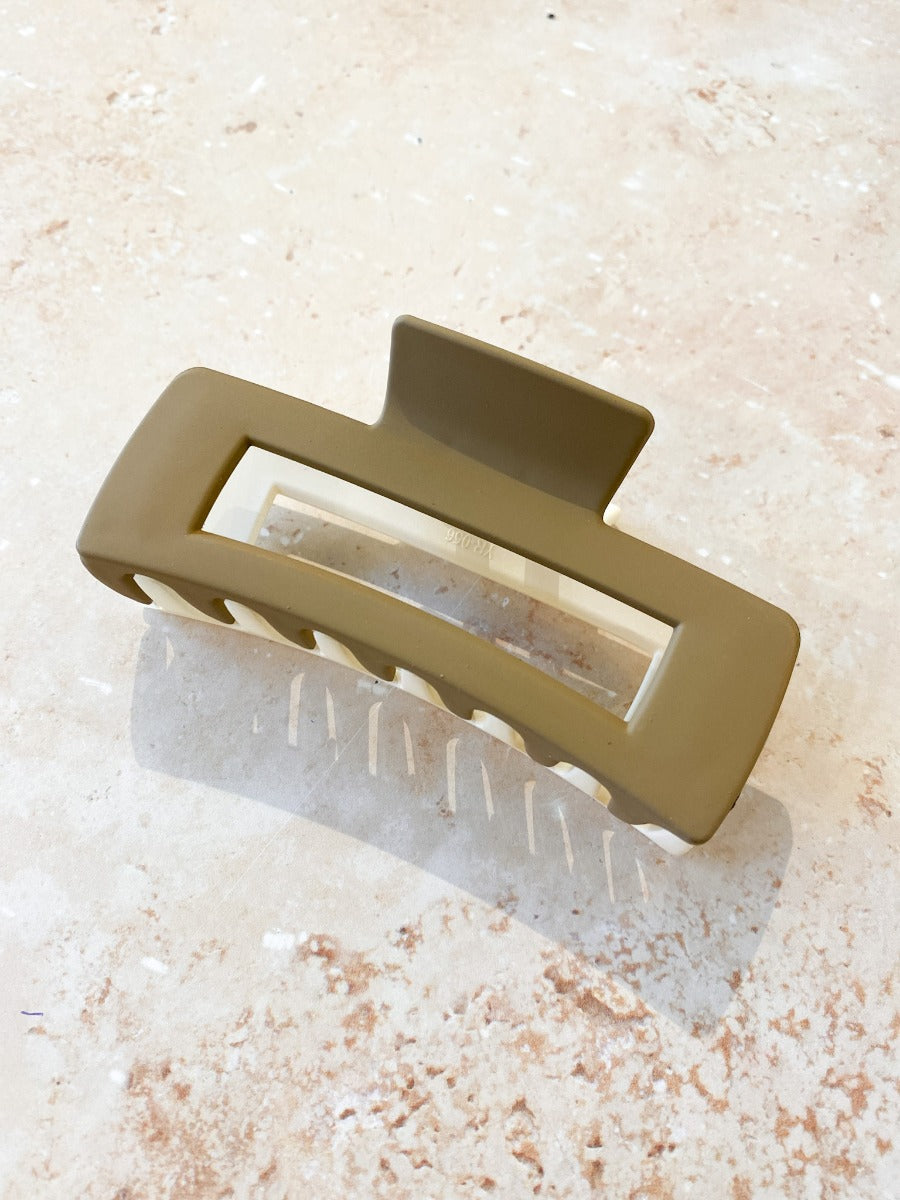 Duo Tone Matte Rectangle Clip