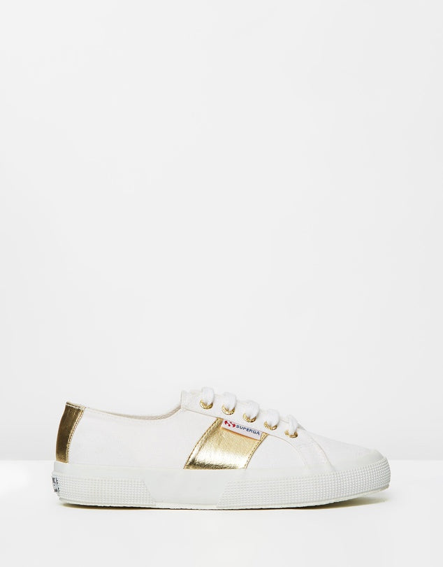 Superga Cotcotmetw White Gold 