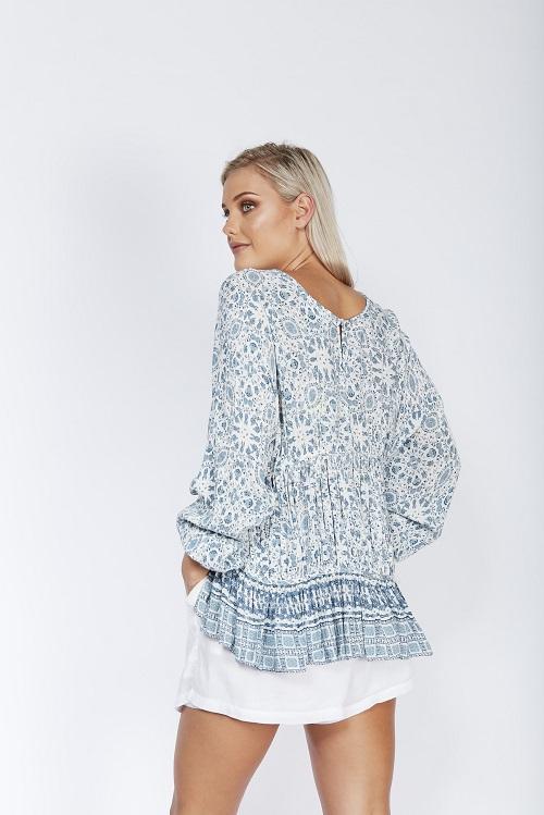 Solito - Ladies Blouse - Indio Flower Blouse