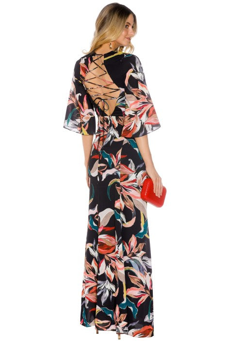 LAdies Floral Maxi - Cooper St - Jourdan Lace Up Back Dress