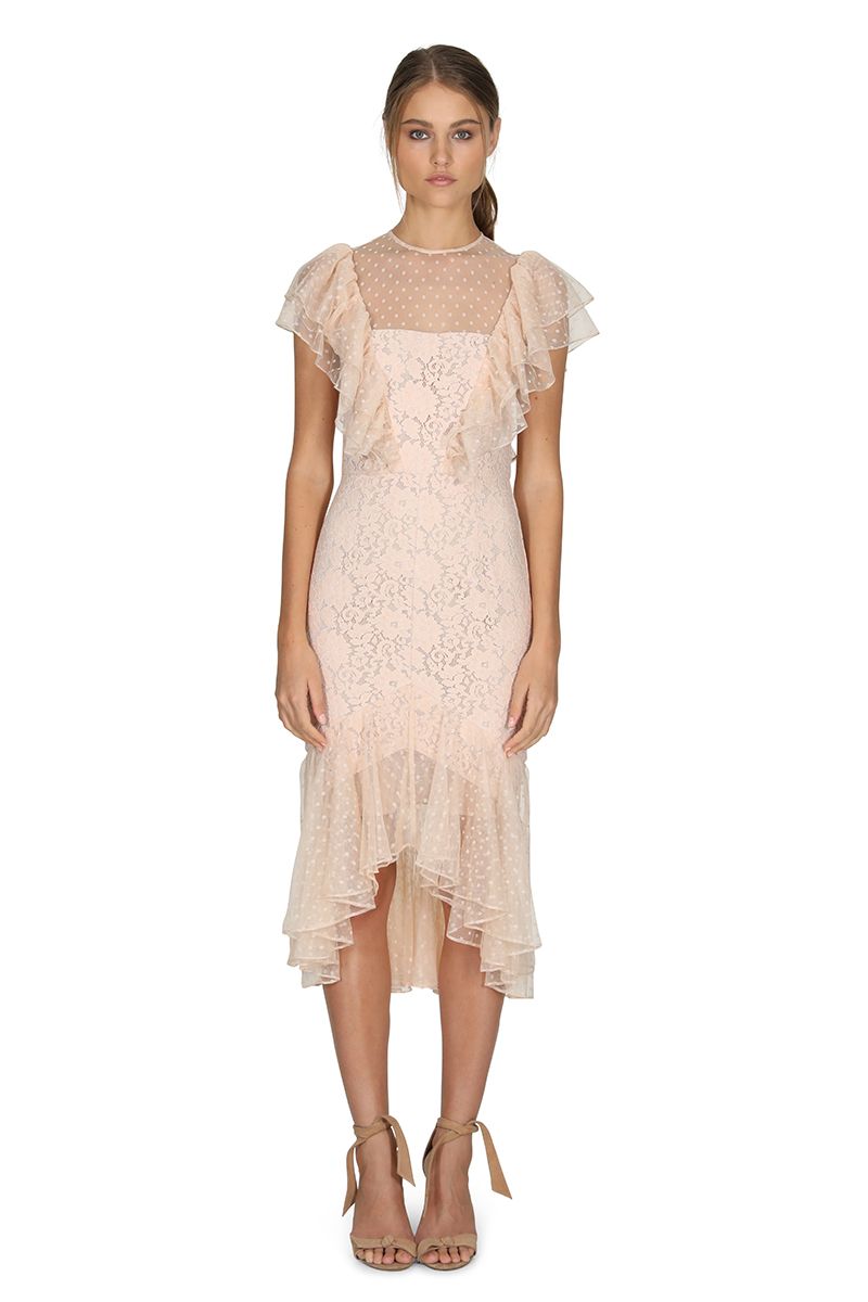 Rosie Lace Ruffle Dress