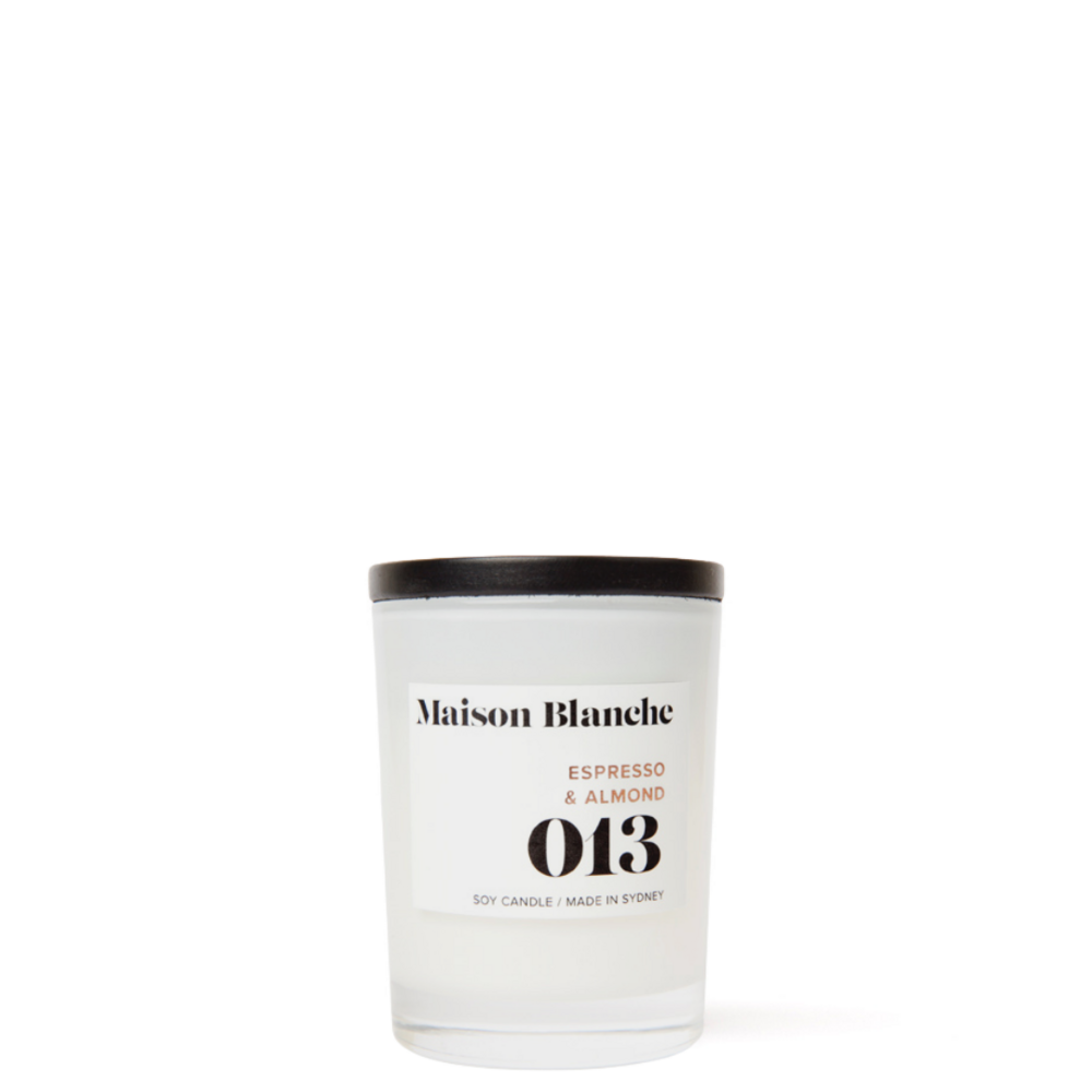 Espresso & Almond / Small Candle by Maison Blanche