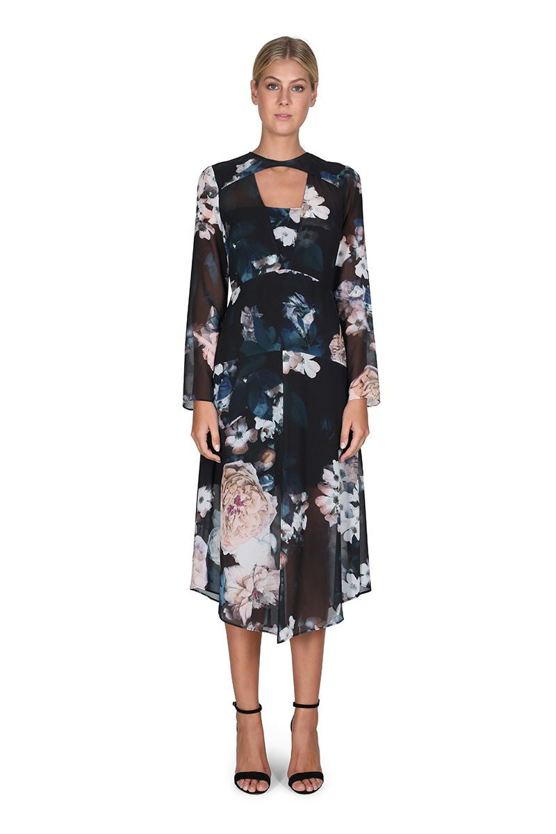 Cooper St The Great Florescence Long Sleeve Dress