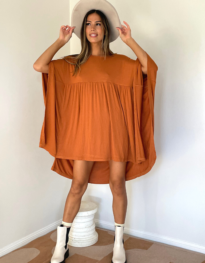 Caro-Slouch Tunic Dress